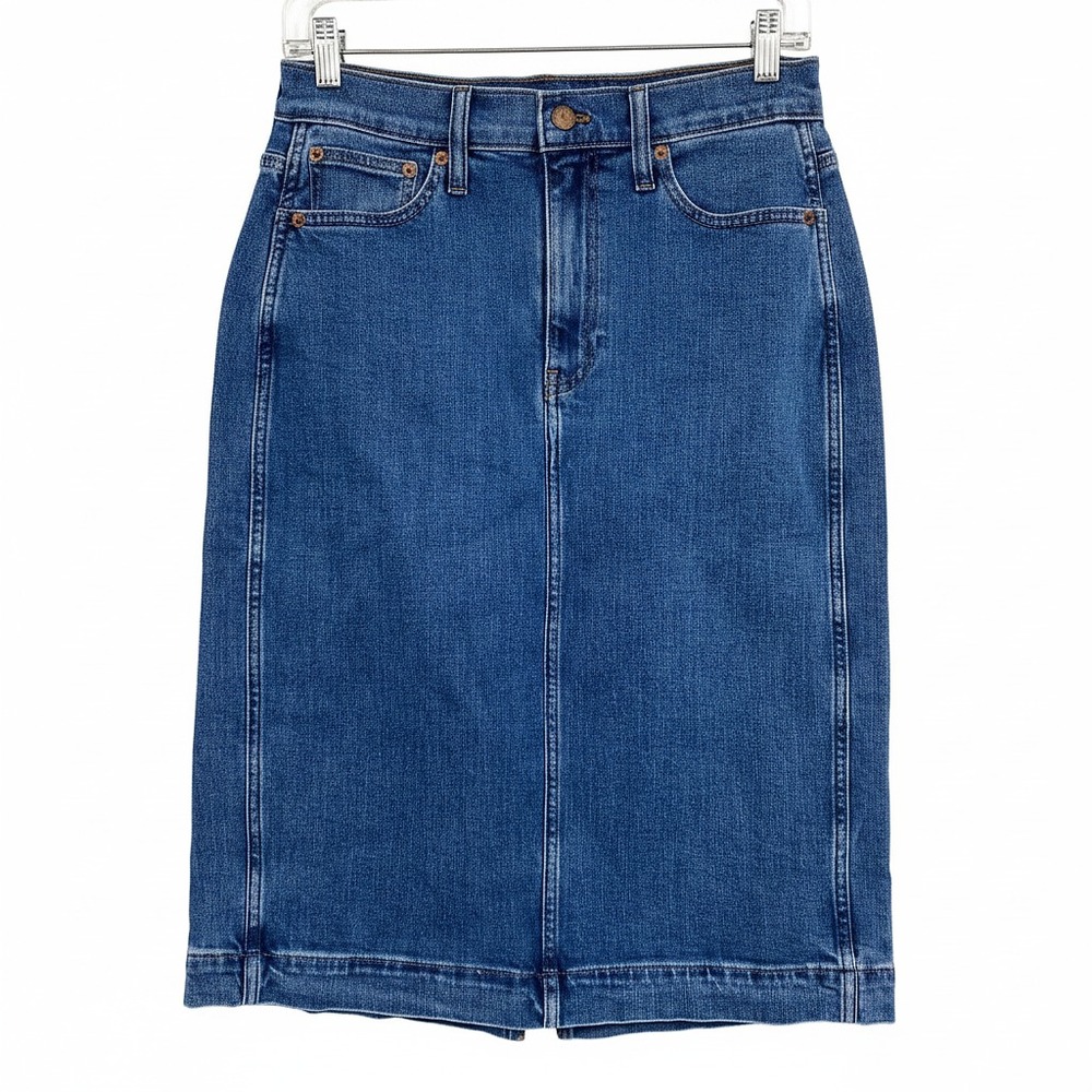 J. Crew Denim Skirt | Knee-Length, Cotton, Women’s Size 4